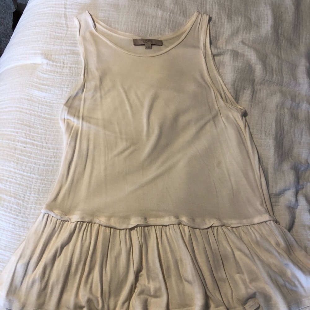 LOFT Peplum top